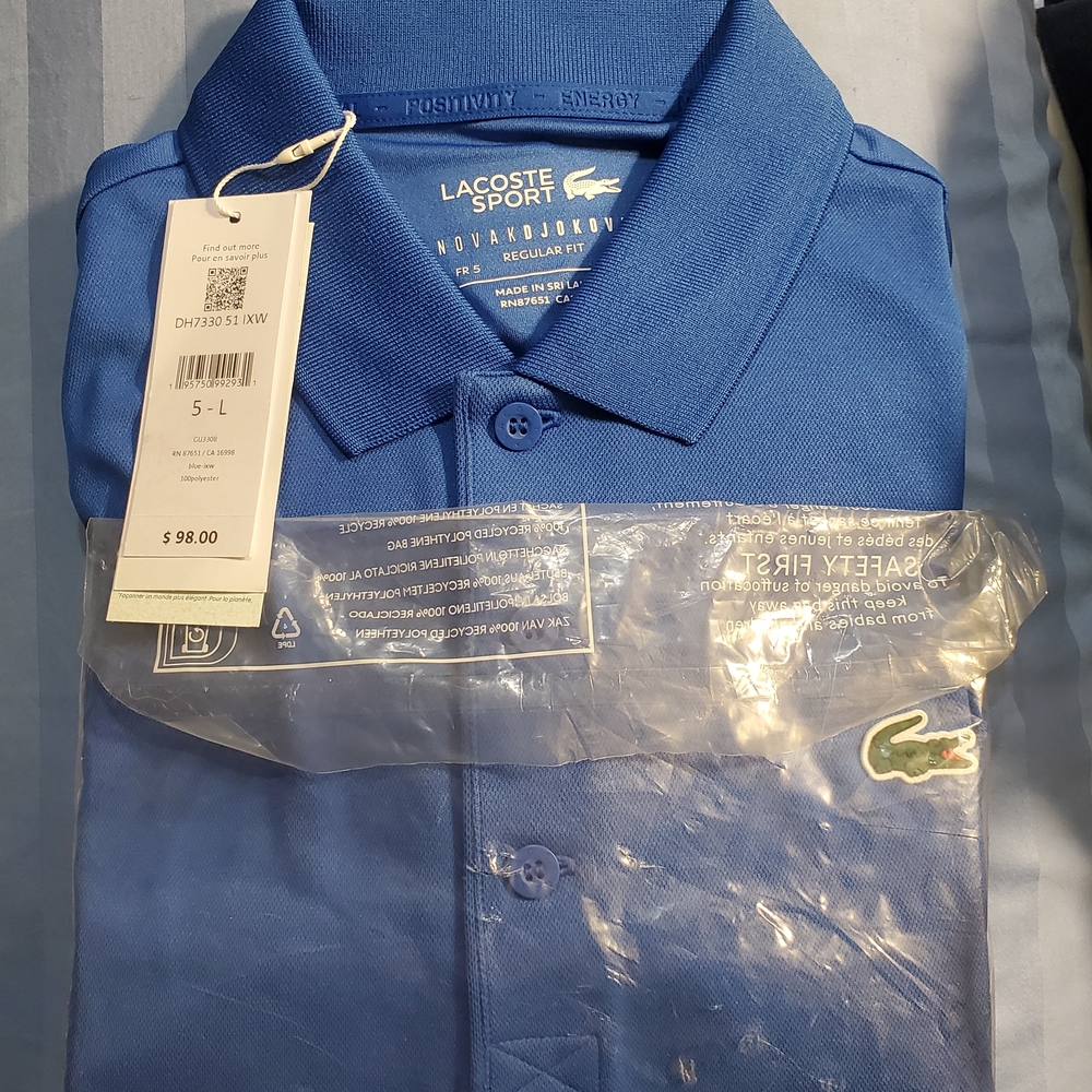 Lacoste Sport Royal Blue Polo Shirt for Men